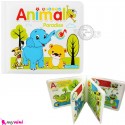 کتاب حمام آموزشی اعداد و حروف انگلیسی و حیوانات طرح فیل Animals Bath book