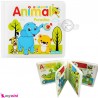 کتاب حمام آموزشی اعداد و حروف انگلیسی و حیوانات طرح فیل Animals Bath book