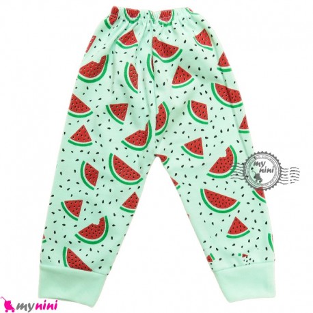 شلوار هندوانه ای نوزاد و کودک cute watermelon baby clothes