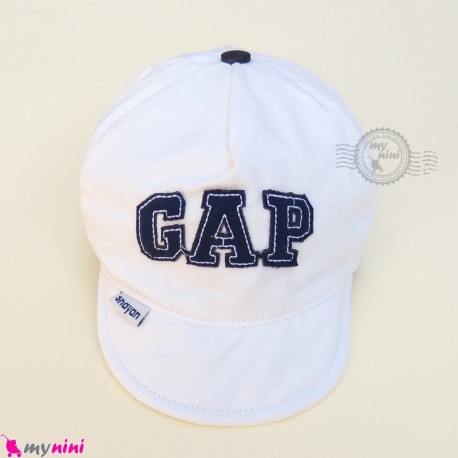 کلاه اسپرت نقابدار بچه گانه شیری گپ baby cotton cap