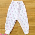 شلوار توکُرکی نوزاد و کودک دورِس صورتی خرگوش Baby warm pants