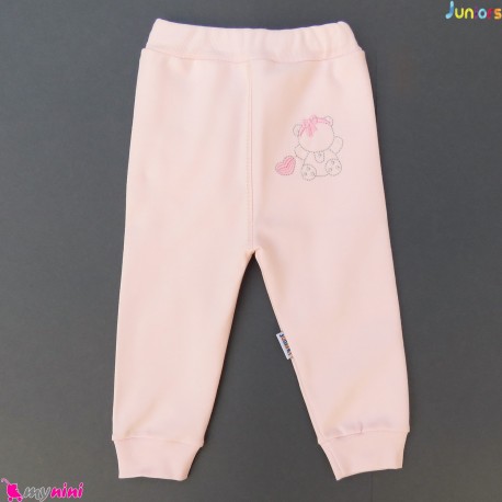شلوار پنبه ای صورتی جونیورز Juniors baby pink pants