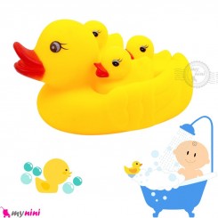 پوپت حمام اردک 4 عددی متوسط 4PCS Duck bath toys