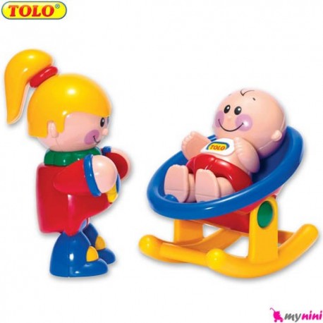 خواهر و نوزاد اسباب بازی تولو TOLO Toys