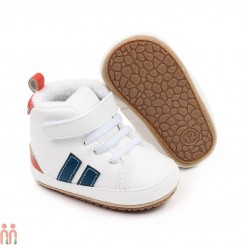 کفش اسپرت ساقدار داخل خز نوزاد و کودک وارداتی سفید Baby sport footwear