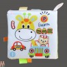 کتاب پارچه ای آموزشی وسایل نقلیه و حیوانات baby clothes Book