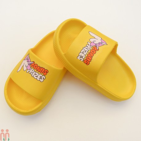 دمپایی بچه گانه ارگونومیک زرد یونی کورن kids slippers
