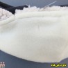 کلاه بچه گانه نوزاد روگوشی کبریتی گرم داخل کُرک و خزدار خلبانی شیری Baby warm pilot hats