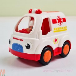 ماشین اسباب بازی آمبولانس قدرتی Ambulance truck toy