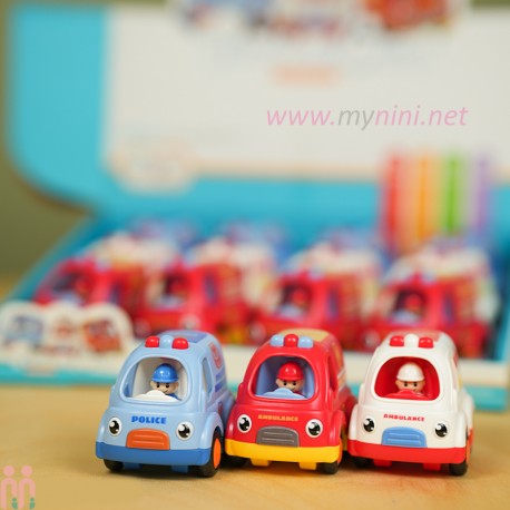 اسباب بازی ماشین های امداد قدرتی 3 عددی Rescue car toy