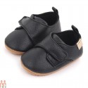 کفش اسپرت چرم دخترانه پسرانه وارداتی نوزاد مشکی Baby sport footwear