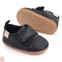 کفش اسپرت چرم دخترانه پسرانه وارداتی نوزاد مشکی Baby sport footwear