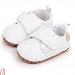 کفش اسپرت چرم دخترانه پسرانه وارداتی نوزاد سفید Baby sport footwear