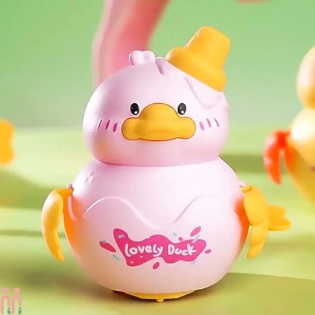 اسباب بازی کوکی بچه گانه جوجه اردک صورتی Duck toys