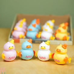 ست اسباب بازی کوکی بچه گانه 4 عددی جوجه اردک Duck toys
