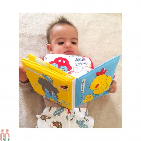 کتاب حمام آموزشی میوه ها و حیوانات طرح جوجه Bath book