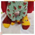 جوراب هندوانه ای بچه گانه نخی تا به تا Baby girl cotton socks