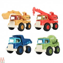 اسباب بازی ماشین های راهسازی وارداتی قدرتی 4 عددی construction vehicles toys