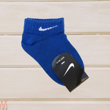جوراب اسپرت مچی نخ پنبه ای بچگانه آبی نایک Nike kids cotton socks