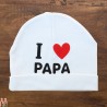 کلاه کشی نوزاد و کودک پنبه ای آی لاو پاپا جونیورز I Love mama baby hat سیسمونی و لباس بچه