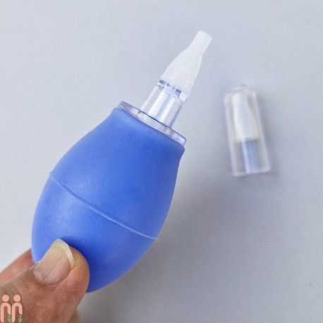 پوار بینی نوزاد آبی سر سیلیکونی Baby nasal aspirator