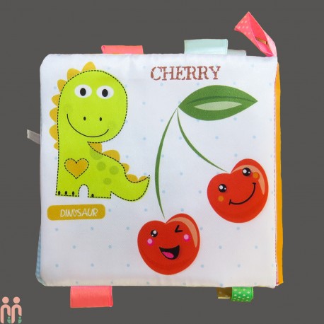کتاب پارچه ای آموزشی حیوانات و میوه ها baby clothes Book