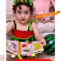 کتاب پارچه ای آموزشی حیوانات و میوه ها baby clothes Book