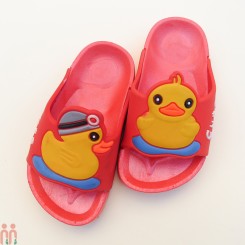 دمپایی بچه گانه ارگونومیک قرمز اردک kids slippers