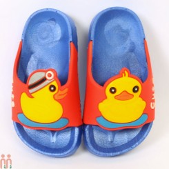 دمپایی بچه گانه ارگونومیک آبی اردک kids slippers