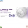 شیشه شیر اونت اصل 125 میل با جعبه سری جدید ریسپانس برند فیلیپس اونت Philips Avent Natural Response