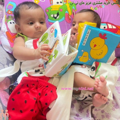 کتاب حمام آموزشی اعداد و حروف انگلیسی و حیوانات طرح فیل Animals Bath book