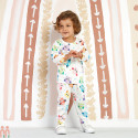 لباس ست بلوز شلوار نخی دخترانه جغد 1 تا 3 سال تمام چاپ kids clothes set