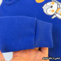 لباس ست بلوز و شلوار بچه گانه دورس تو کُرکی آبی کاربنی پنگوئن kids new warm set clothes