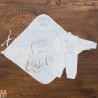 ست لباس بیمارستانی نوزاد 7 تکه نخی اعلا مارک جونیورز سفید صورتی پاپیون Baby born clothes set