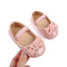 کفش مجلسی دخترانه وارداتی نوزاد و کودک صورتی پاپیون Baby girl shoes