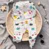 سرهمی نوزاد و کودک وارداتی نخی مارک لیندکس میوه ها Lindex baby junpsuits