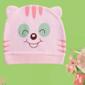 کلاه نوزاد کشی پنبه ای وارداتی صورتی ببر Newborn cotton hat