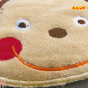 پیشبند عروسکی نوزاد وارداتی 3 لایه میمون Baby cute plush bibs