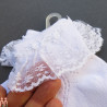 جوراب دخترانه مجلسی لبه توردار وارداتی کیفیت عالی نخ پنبه ای 2 تا 4 سال girl bow tie socks