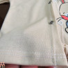 لباس ست نوزادی دخترانه بادی رکابی و مانتو و شلوار نخی 3 تکه کالباسی کرمی خرگوش Baby new cotton clothes set