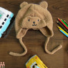 کلاه خز نوزاد و کودک روگوشی 2 لایه تدی teddy warm hats