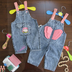 بیلر بلند لی دخترانه کیفیت عالی طرح فرشته kids girl billersuit