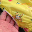 کاپشن خزدار بچه گانه کلاهدار 2 لایه ضدآب گرم آبی اسنوپی kids hooded jacket