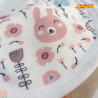 ست لباس بیمارستان نوزاد دخترانه 7 تکه نخی اعلا خرگوش صورتی Baby born clothes set