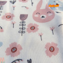 ست لباس بیمارستان نوزاد دخترانه 7 تکه نخی اعلا خرگوش صورتی Baby born clothes set