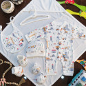 ست لباس بیمارستان نوزاد 7 تکه نخی اعلا راهسازی Baby born clothes set