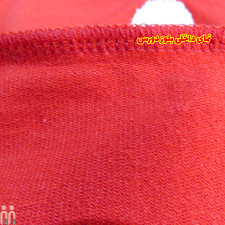 بلوز دورس نخی بچه گانه قرمز بابانوئل دخترانه پسرانه اسپرت kids new red shirt