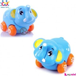فیل هویلی تویز ماشین اسباب بازی نشکن Huile Toys animal cars
