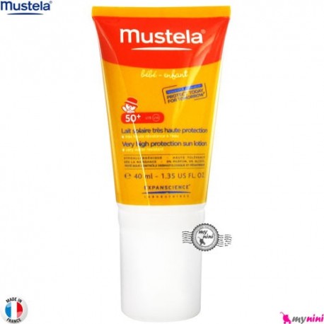 کرم لوسیون ضدآفتاب موستلا فرانسه Mustela very high protection sun lotion