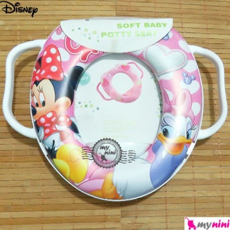تبدیل توالت فرنگی کودک میکی موس دختر Disney soft baby potty seat